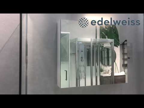 Зеркальный шкаф Orans BC-4023-800 (графитовый матовый) с подсветкой 3