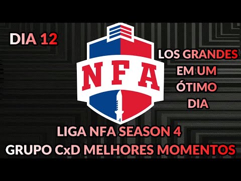 MELHORES MOMENTOS DA LIGA NFA SEASON 4 DIA 12 GRUPO CxD FREE FIRE