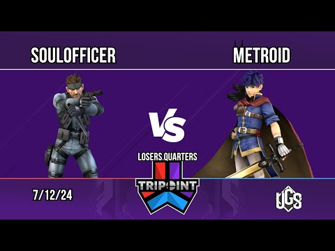 Tripoint Smash 242 - Losers Quarters - SoulOfficer(Snake) Vs. metroid(Ike)