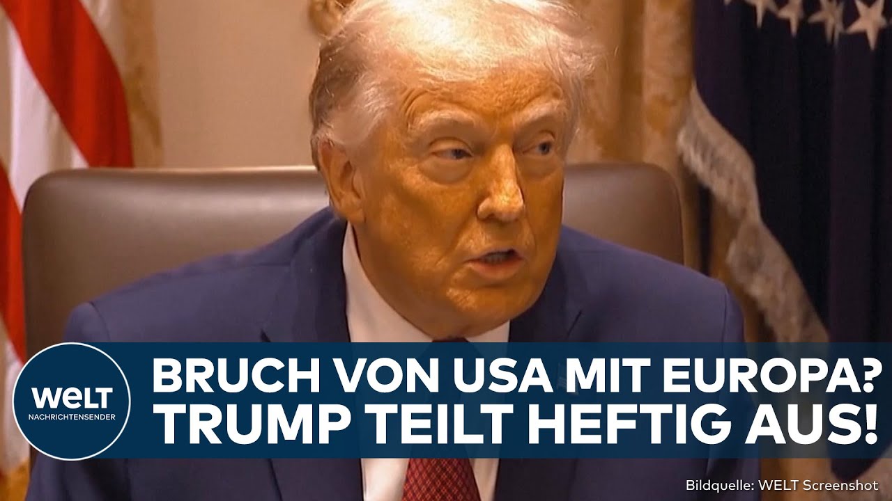USA: Trump löst Beben aus! Bruch mit Europa? US-Präsident teilt heftig gegen EU aus