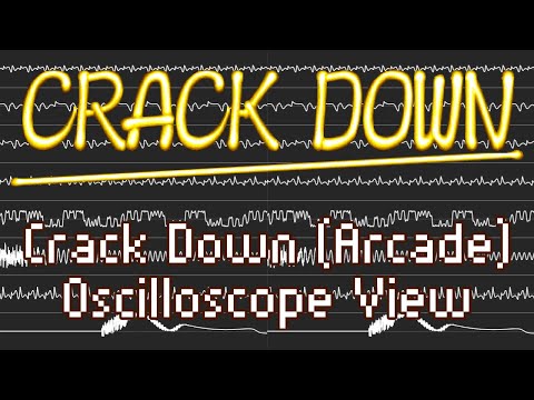 Crack Down (Arcade) Full Soundtrack - Oscilloscope View