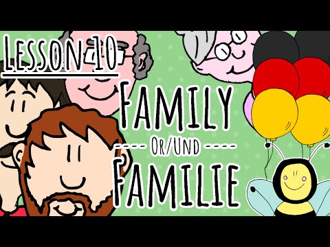 Alemão para crianças | Família - Família (Lição 10)