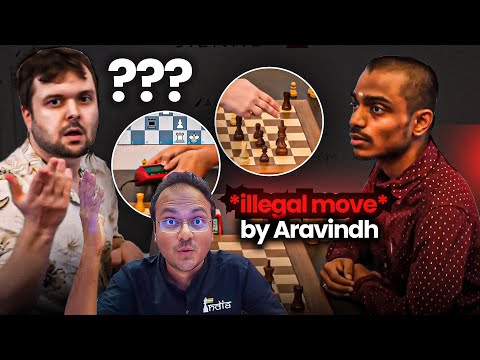 When a super GM makes a shocking illegal move | Aravindh vs Fedoseev | Biel Blitz 2025