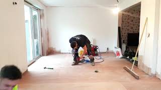 S&D Flooring Domestic sub-floor preparations time lapse