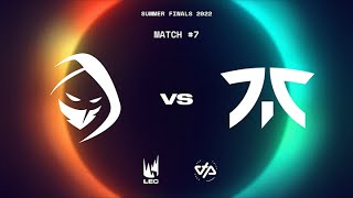 LEC Summer Split 2022 - Playoffs - 1/2 Finale - RGE vs FNC