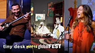 Tiny Desk Meets globalFEST: Al Bilali Soudan, Kiran Ahluwalia, Tufan Derince — NPR Tiny Desk