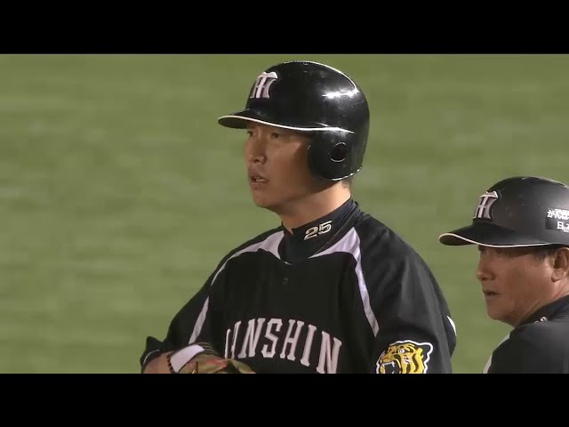 4回表 タイガース・新井貴、マリーンズ・涌井からライト前タイムリー!! 点差を2点に縮める!! 2014/6/12 M-T