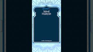 Jadwal Imsakiyah Provinsi Banten dan Sekitarnya Senin 10 April 2023