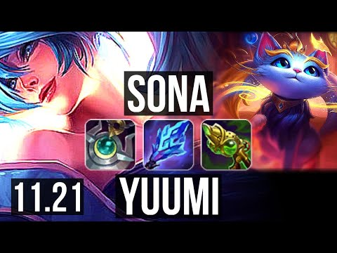 SONA & Xayah vs YUUMI & MF (SUP) | Rank 5 Sona, 1500+ games, 3/3/24 | EUW Challenger | 11.21