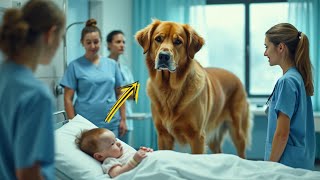 PERRO MISTERIOSO INVADE HOSPITAL Y HACE LO INESPERADO CON UN BEBÉ DORMIDO