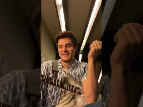 John Mayer - Playing along with Blues background tracks (Instagram Live) 24 September, 2019