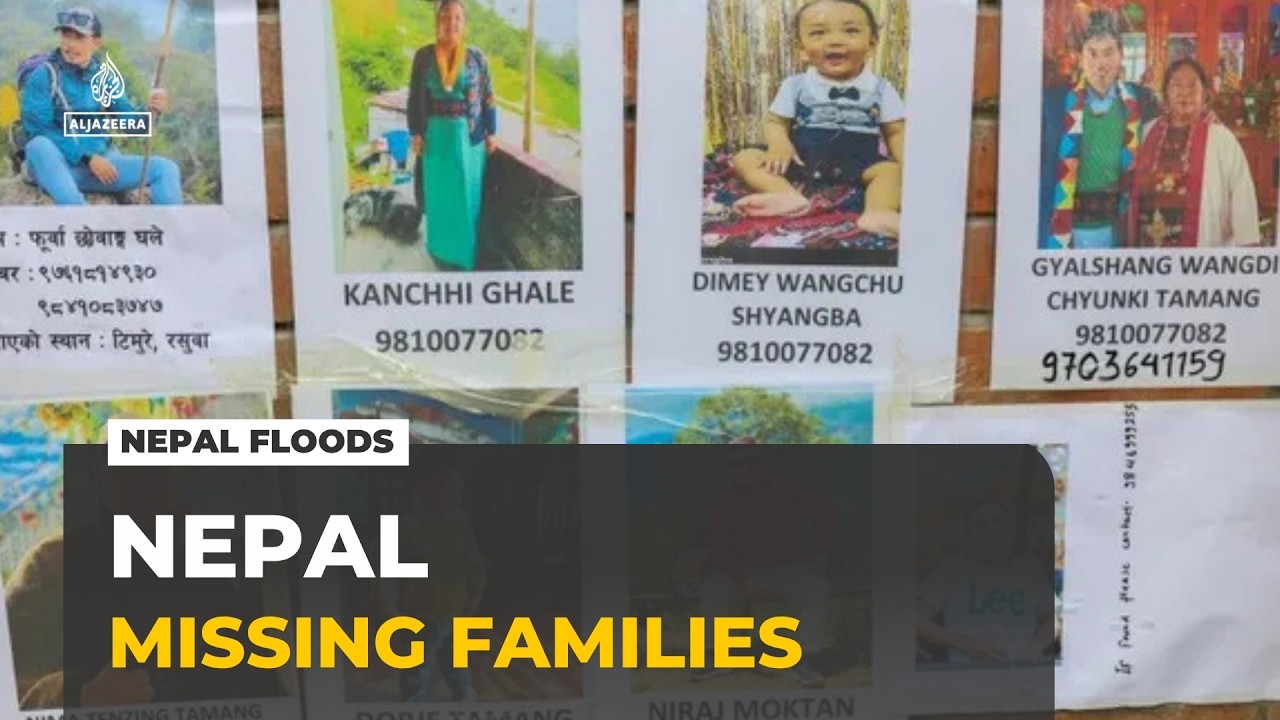 Families seek news of missing in Nepal: Thousands still unaccounted for after floods