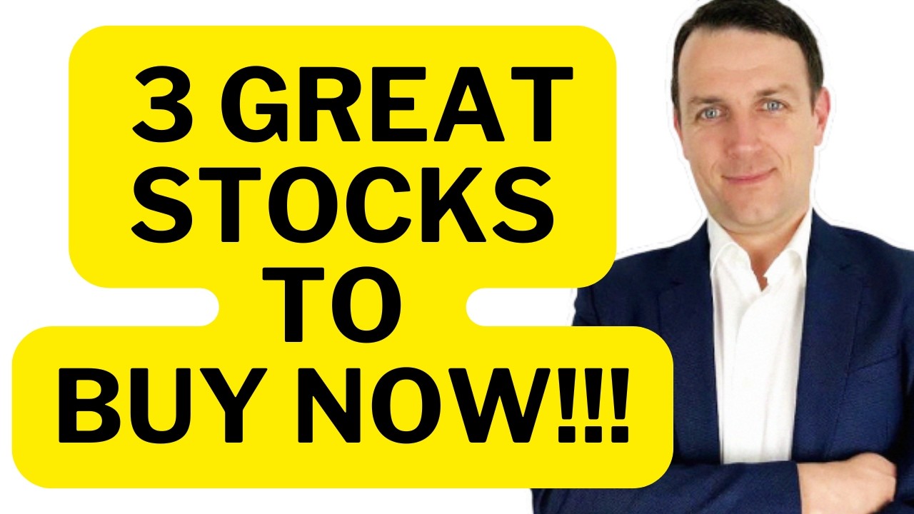 I Just Bought 3 Stocks!