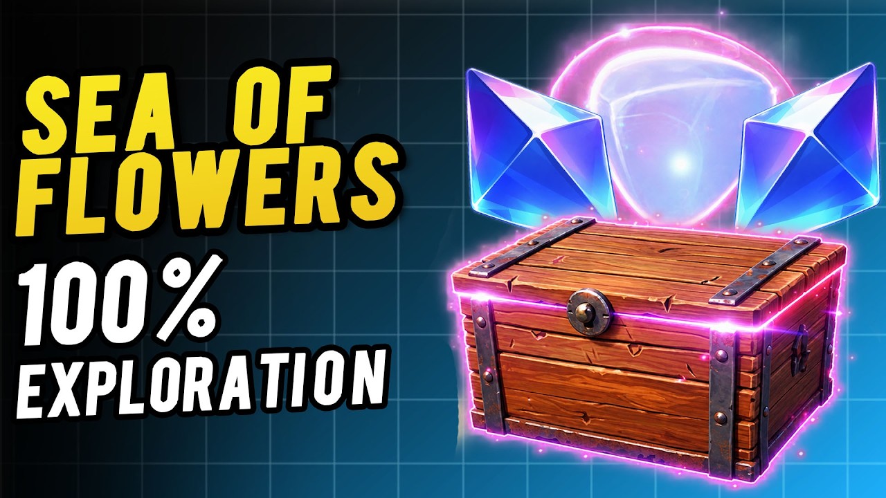 Sea of Flowers All Chest and lumin Location 100% Exploration Map | aniimo