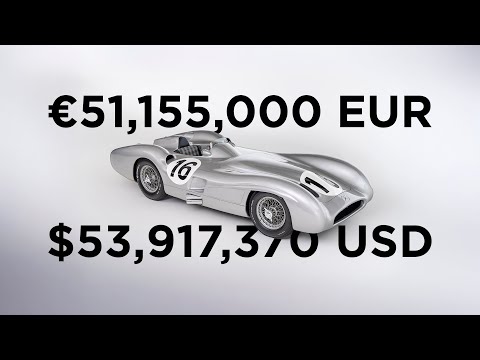 Watch The World's Most Expensive Grand Prix Car Sell at Auction