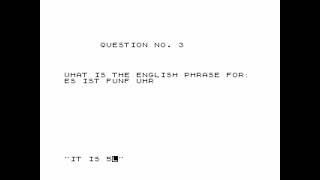 Conversational German (Longplay) for the ZX81