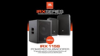 Video thumbnail for JBL IRX-115S 1300-WATT 15-inch Powered Subwoofer (35 - 147 Hz) by TANBAO AV