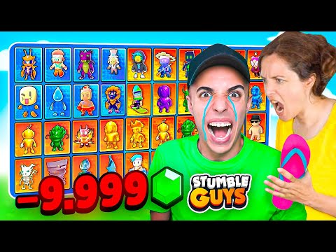 MOM ANGRY for SON SPENDING GEMS on STUMBLE GUYS… 😰
