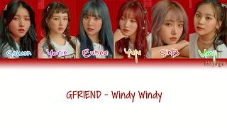 GFRIEND (여자찬구) – Windy Windy (바람 바람 바람) Lyrics (Han|Rom|Eng|COLOR CODED)