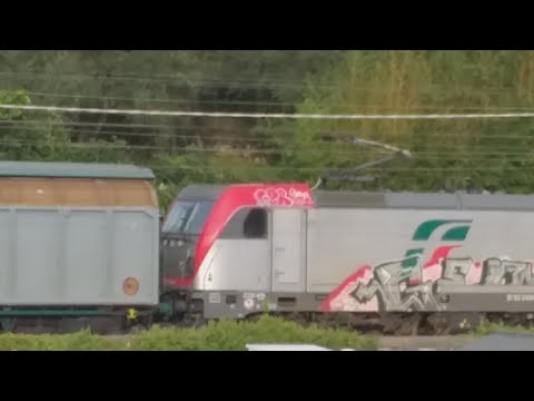 e494 001,Treno merci mir carri h,Riva Trigoso,trains hunter,trainspotting,railways,spottata