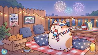Mochi's Independence Day 🐱 Chill Lofi Beats for Relaxing & Dreaming 💤 Feel Safe