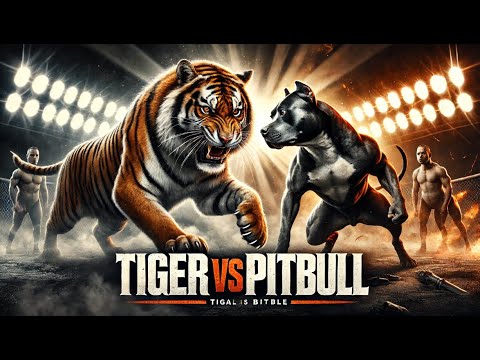 Tiger vs Pitbull 🐅🐶🔥 Das ultimative Duell