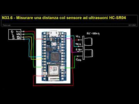 N33.6 - Sensore ad ultrasuoni per misurare la distanza