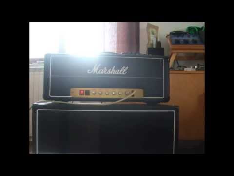 MARSHALL JMP MASTER VOLUME 100W-GIBSON SG '61 REISSUE,2X12 GRENBACK HERITAGE G12-65