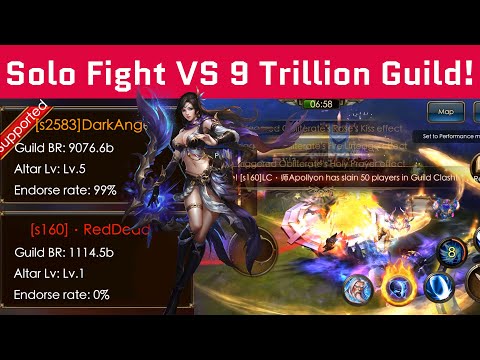 Fighting Solo Vs 9 Trillion Guild - Clash Battle - Legacy of Discord - Apollyon