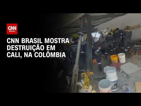 Repórter da CNN mostra destruição em Cali, na Colômbia, após terremoto | LIVE CNN