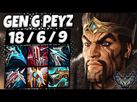 Draven vs Aphelios ADC [ Gen G Peyz ] Korea Challenger Patch 13.11 ✅