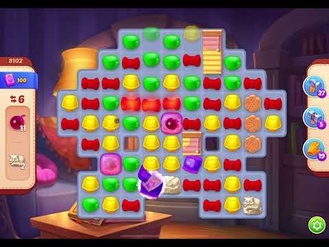 HomeScapes Level 8102 no boosters (15 moves)