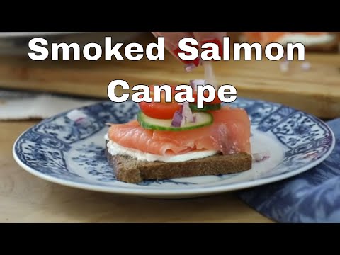 Easy and Elegant Smoked Salmon Canapes- a Fabulous Appetizer!