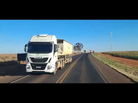 Trecho da BR 364 logo após Alto Garças/MT.