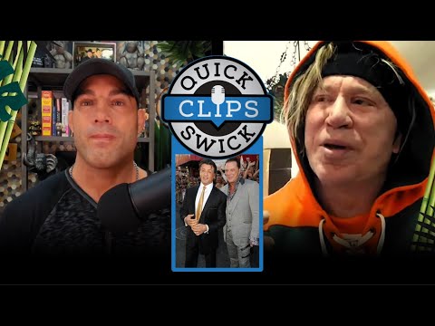 That time when Mickey Rourke almost punched Sylvester Stallone | Mike Swick Podcast