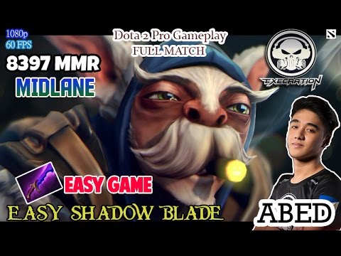 Xctn ABED Playing MEEPO Midlane - EASY GAME EASY SHADOW BLADE - DOTA 2 VIDEOS FULL MATCH