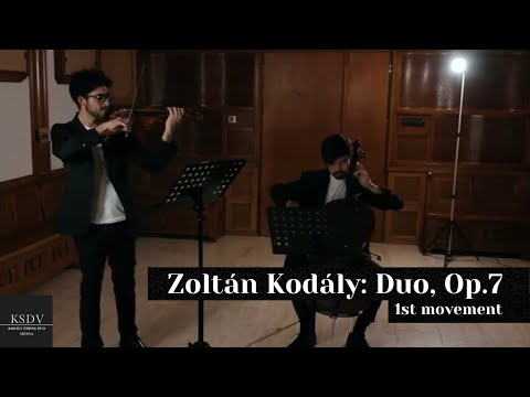 Zoltán Kodály: Duo, Op.7, 1st mov. - Kodály String Duo