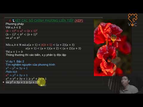 Phương pháp Kẹp CHUYÊN ĐỀ PHƯƠNG TRÌNH NGHIỆM NGUYÊN (P21)