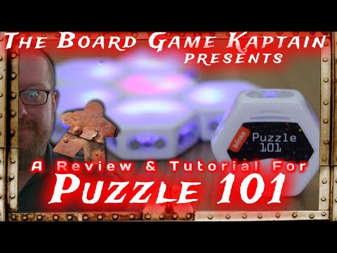 The Board Game Kaptain's Review & Tutorial for Puzzle 101