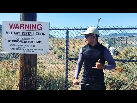 STORMING AREA 51 September 20th 2019 ALMOST GOT ARESTED! Security/Cop talks about area 51