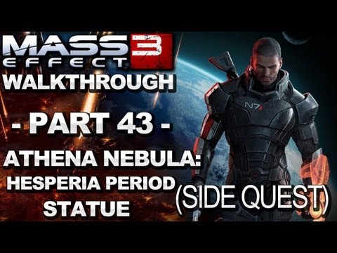 Mass Effect 3 - Athena Nebula: Hesperia Period Statue - Walkthrough (Part 43)
