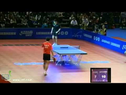 ZHANG Jike CHN vs OVTCHAROV Dimitrij GER 2011 world cup.