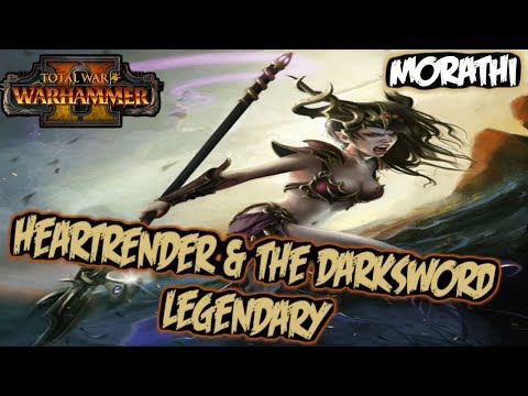 Total War: Warhammer 2 - Heartrender & The Darksword Legendary Quest Battle (Morathi)