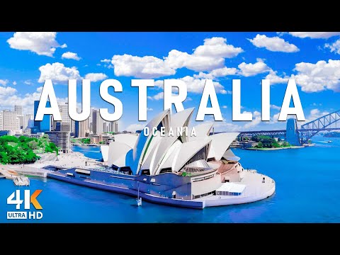 FLYING OVER Australia 4K Ultra HD  -Relaxing Music Along With Beautiful Nature Scene -Amazing Nature