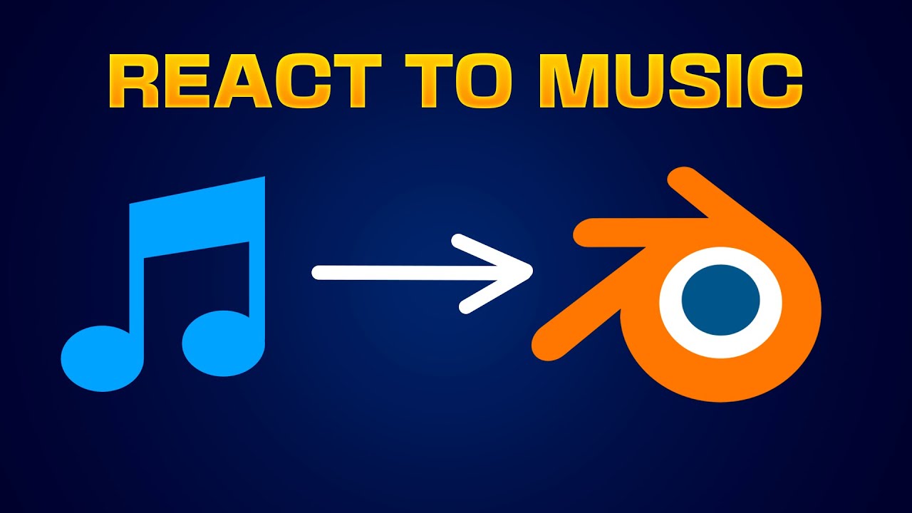 Make Anything REACT to MUSIC in Blender