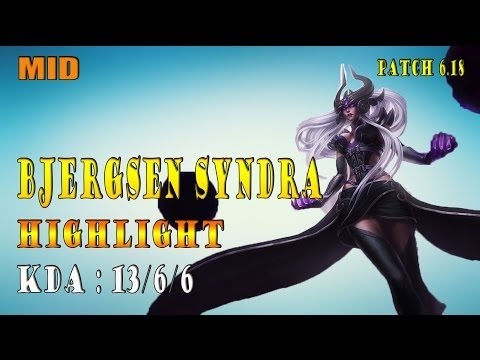 TSM Bjergsen Syndra vs Twisted Fate Mid lane - Highlights (September 10, 2016)