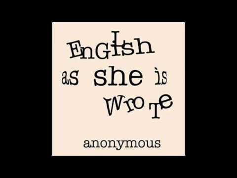 English as She is Wrote by Anonymous #audiobook