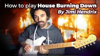 How to play House Burning Down by Jimi Hendrix (intro)