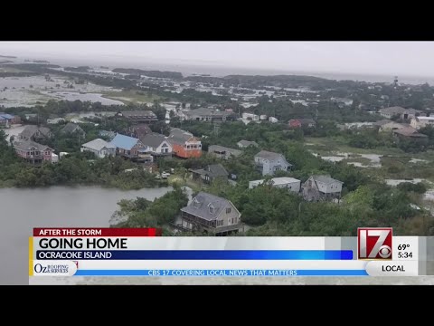 Residents returning to Ocracoke Island following Dorian