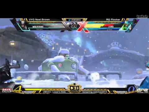 CEO 2014 UMVC3 TOP 8: UVG Noel Brown Vs RG Flocker